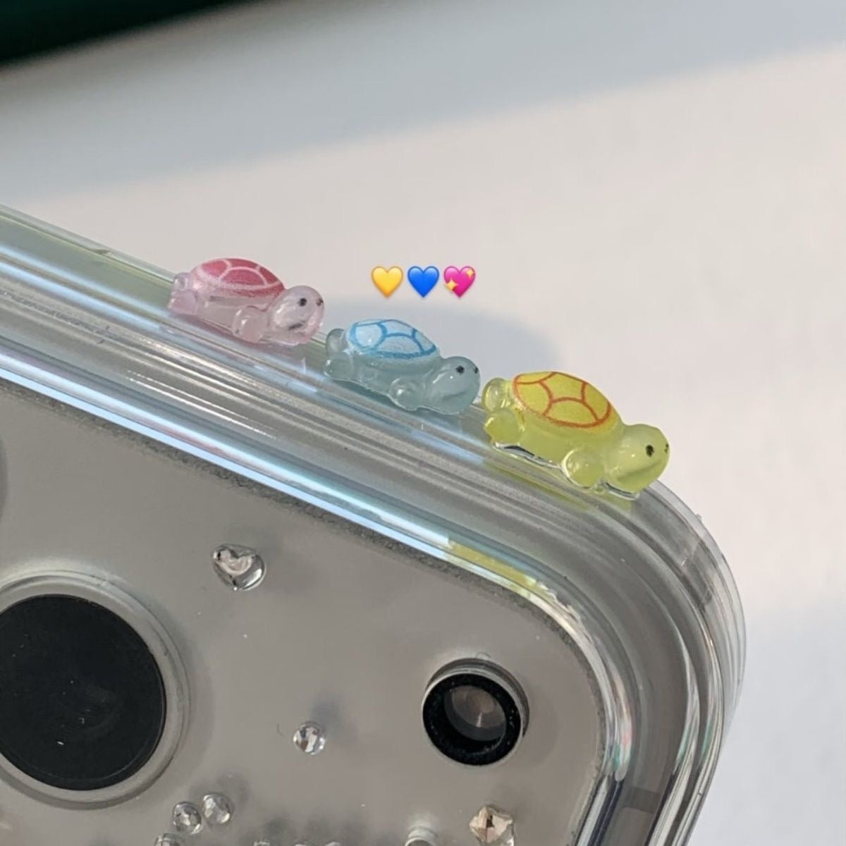 viral tiny lucky turtle charm 10 pcs set