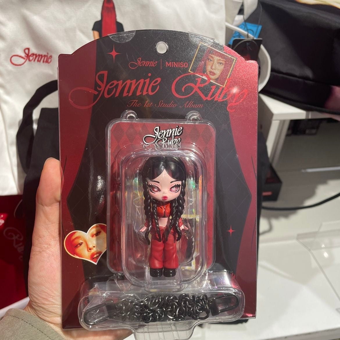 Jennie ruby blackpink official miniso doll