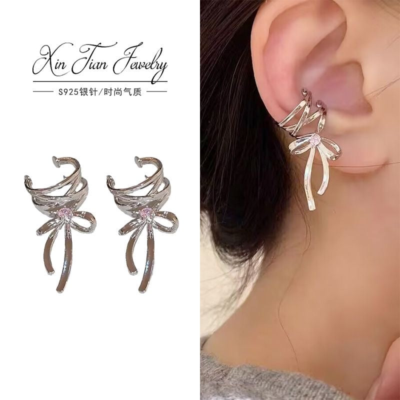 Bow ear cuffs