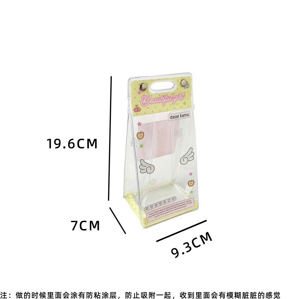 Korean kawai style trending doll plushie pouch bag