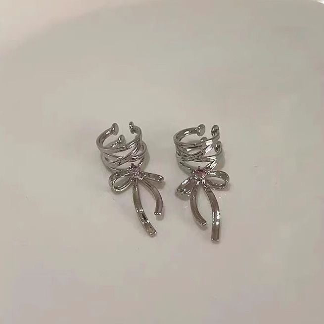 Bow ear cuffs