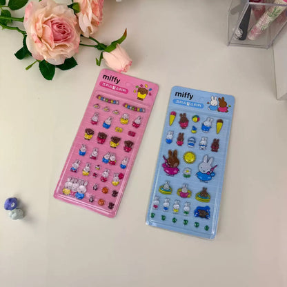 Miffy Korean 3D stickers sheet