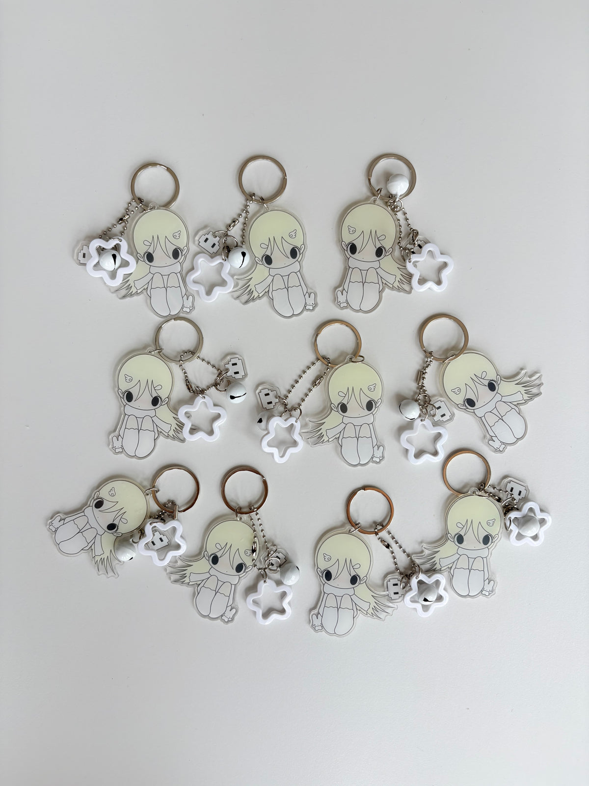Korea trending autumn keychain trinkets