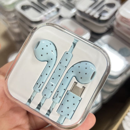 Viral polka dots earphone Type C