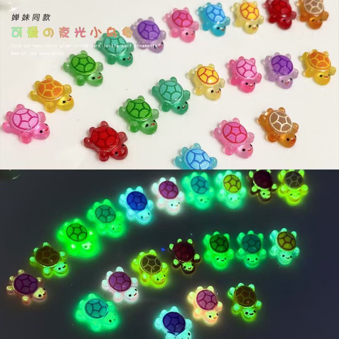 viral tiny lucky turtle charm 10 pcs set