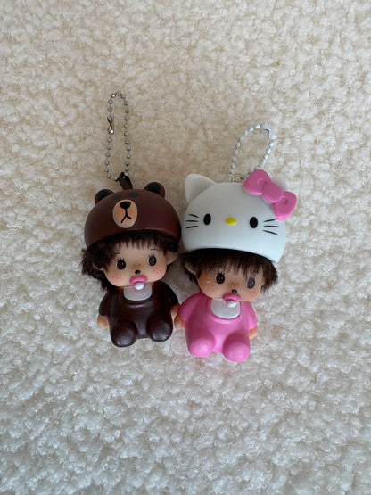 Monchhichi Mini Keychains