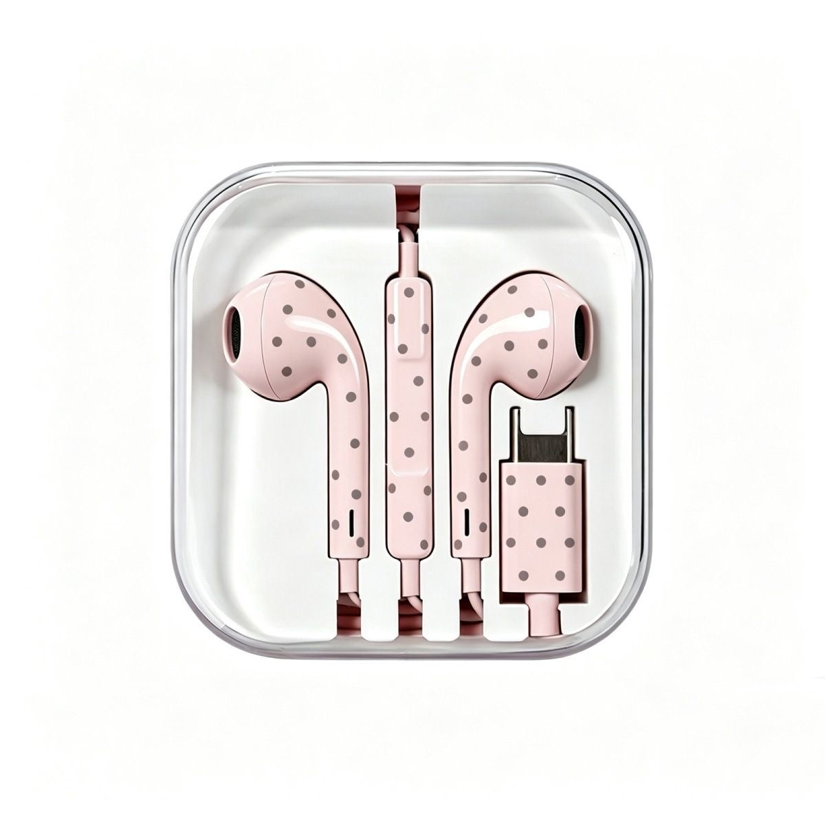 Viral polka dots earphone Type C