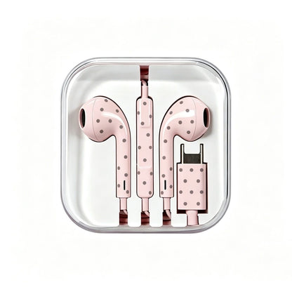 Viral polka dots earphone Type C