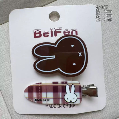Miffy 2 pcs hair clip set