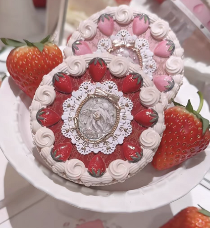 Flower knows Strawberry Cupid pressed for setting makeup