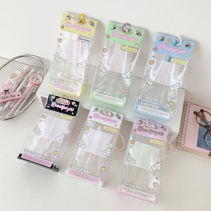 Korean kawai style trending doll plushie pouch bag