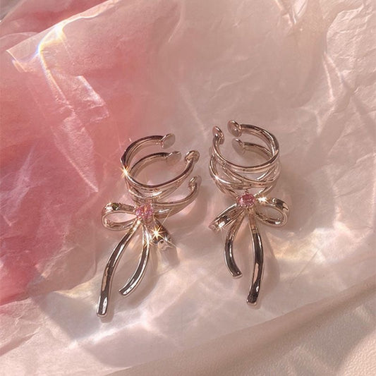 Bow ear cuffs