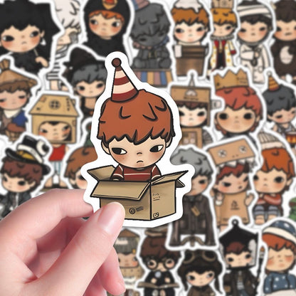 Hirono 83 pcs waterproof stickers