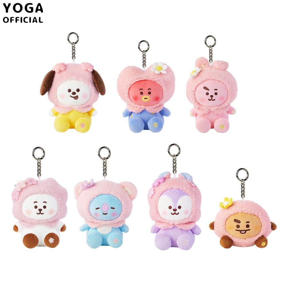 BT21 Cherry Blossom Plushie keyring