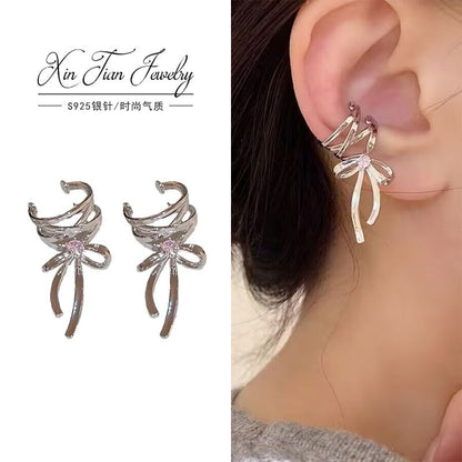 Bow ear cuffs