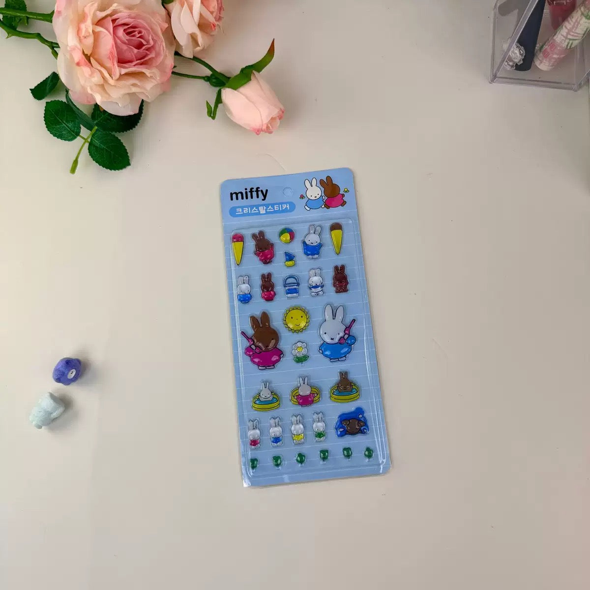 Miffy Korean 3D stickers sheet