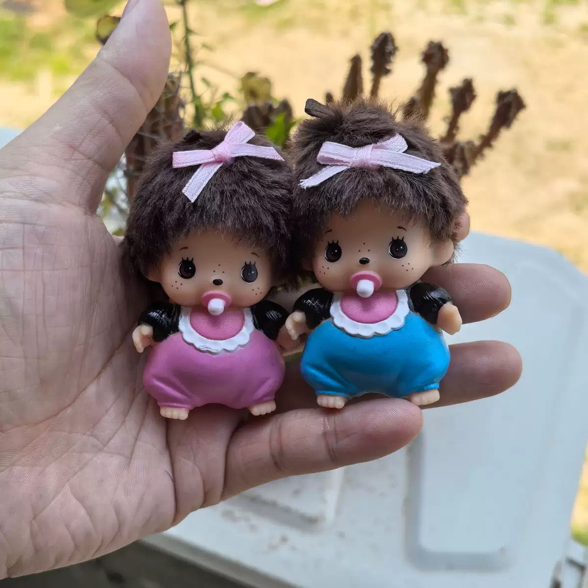 Viral mini monchhichi keychain