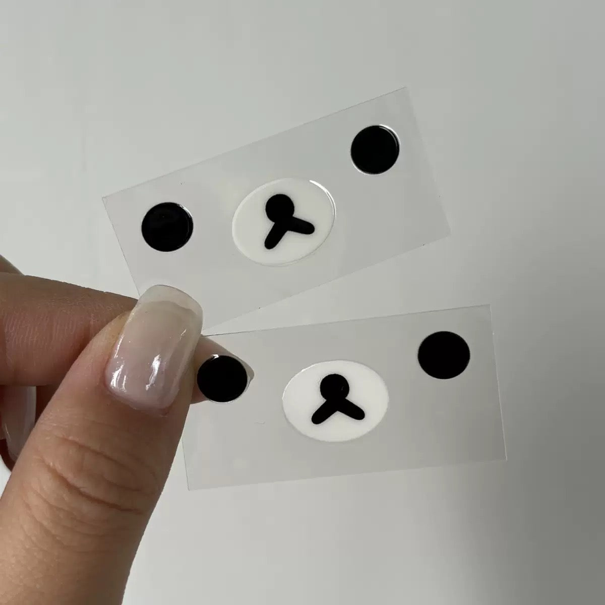 Miffy & Rilakkuma DIY waterproof transfer stickers • transparent decals