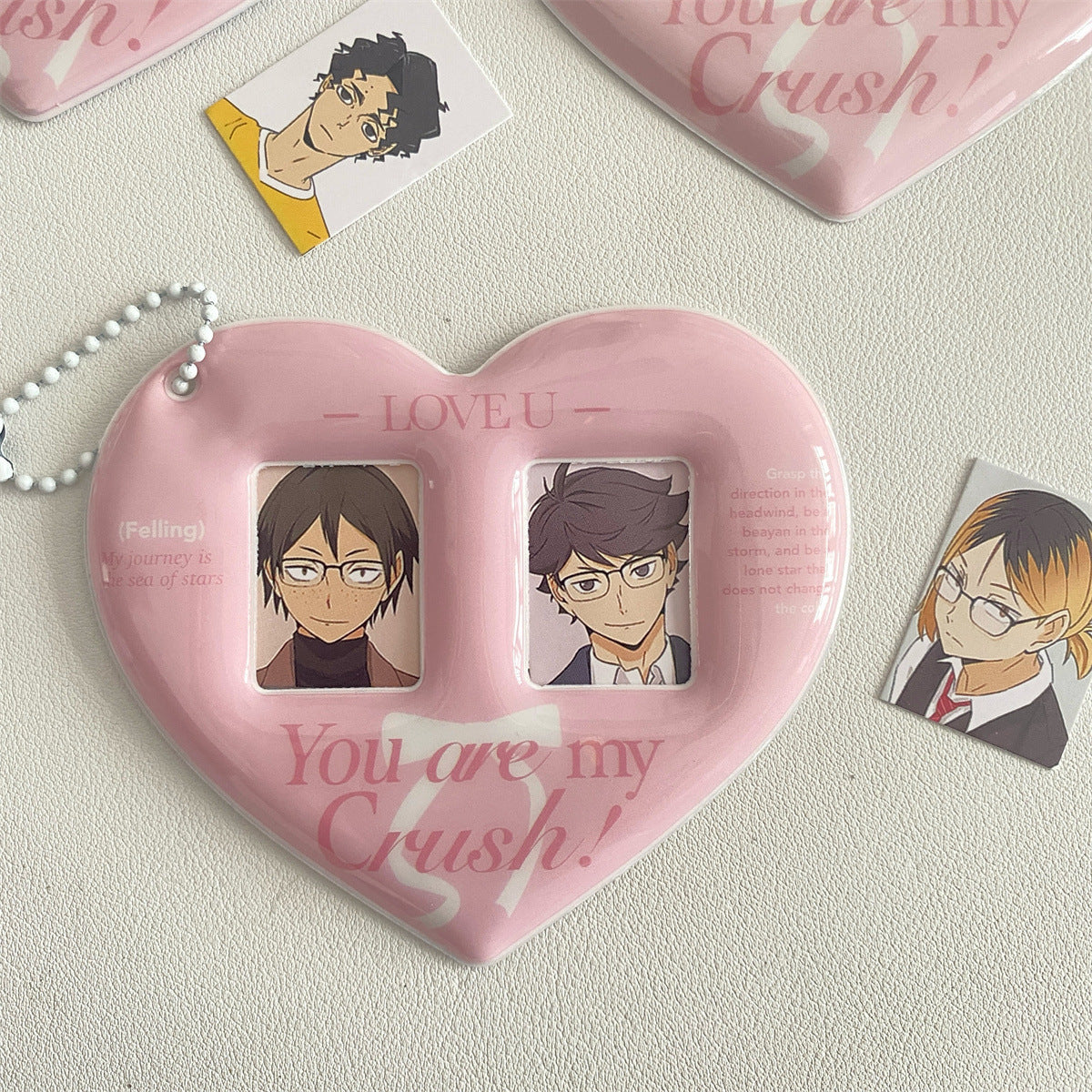 Heart double frame  photocard holder