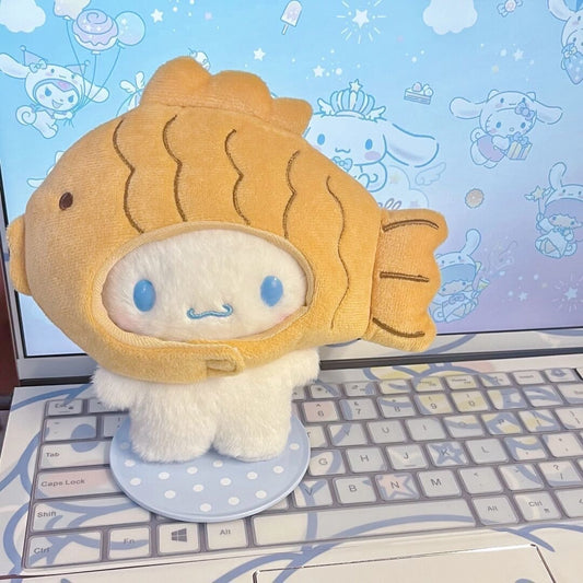 Cinna takayaki doll keychain