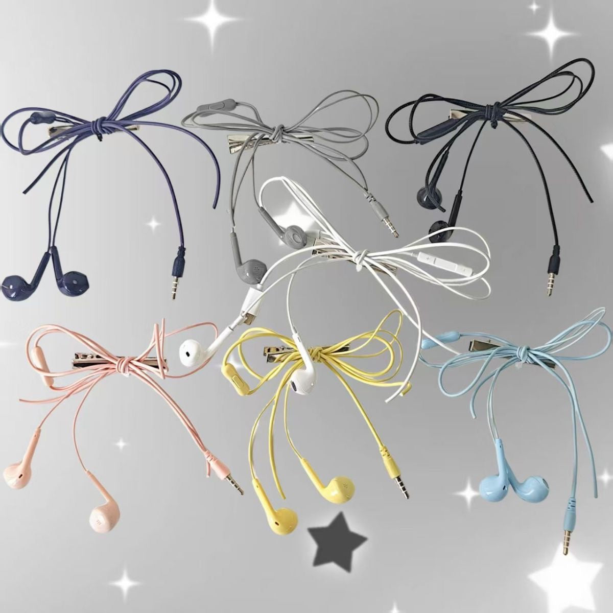 Viral earphone hair clip