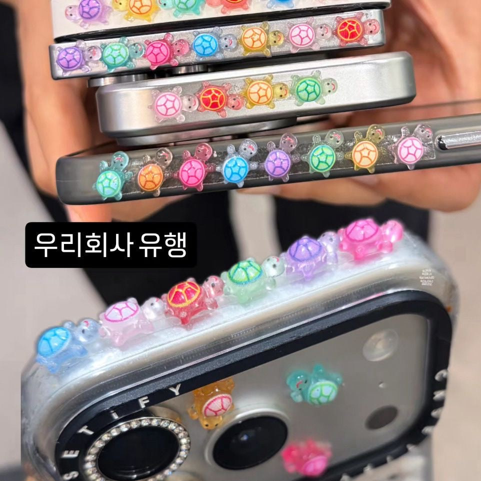 viral tiny lucky turtle charm 10 pcs set
