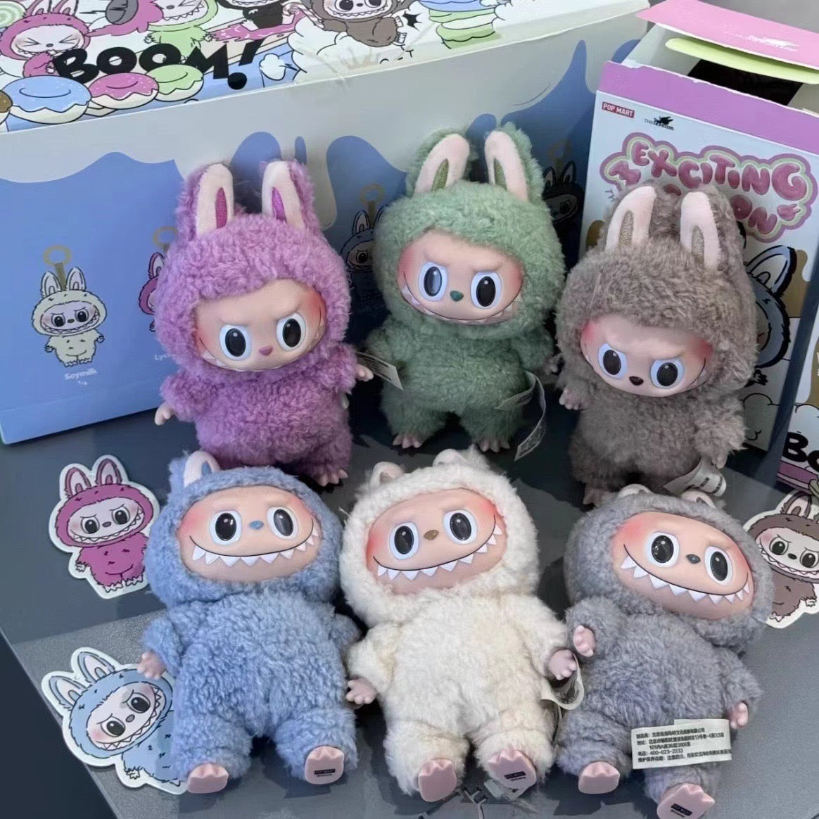 Labubu doll keychain