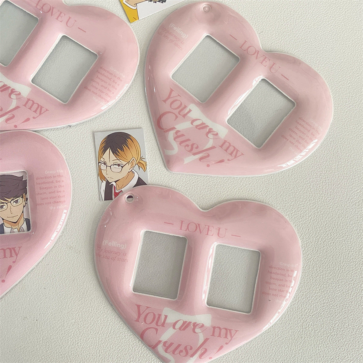 Heart double frame  photocard holder