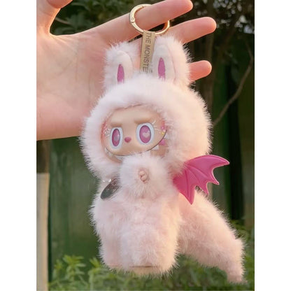 Labubu pink Dino costume for 17 cm Labubu ( no Labubu doll included)