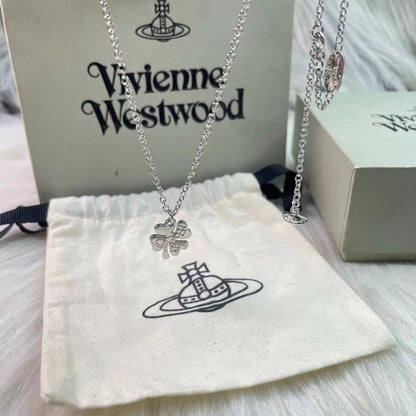 VW clover leaf necklace