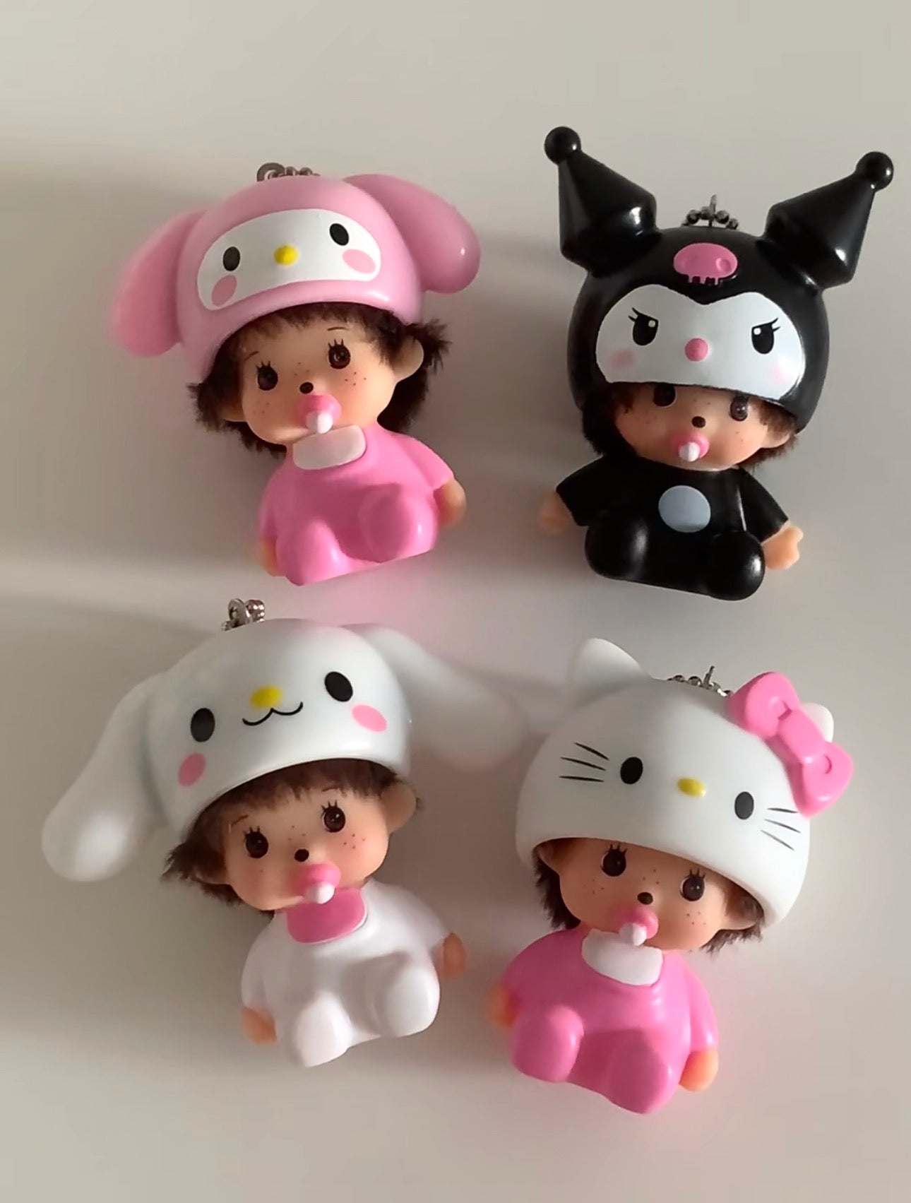 Viral mini monchhichi keychain