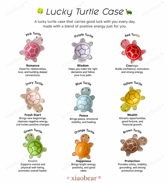 viral tiny lucky turtle charm 10 pcs set