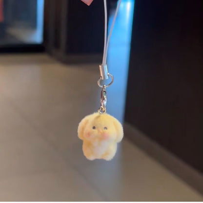 Bunny charm keychain