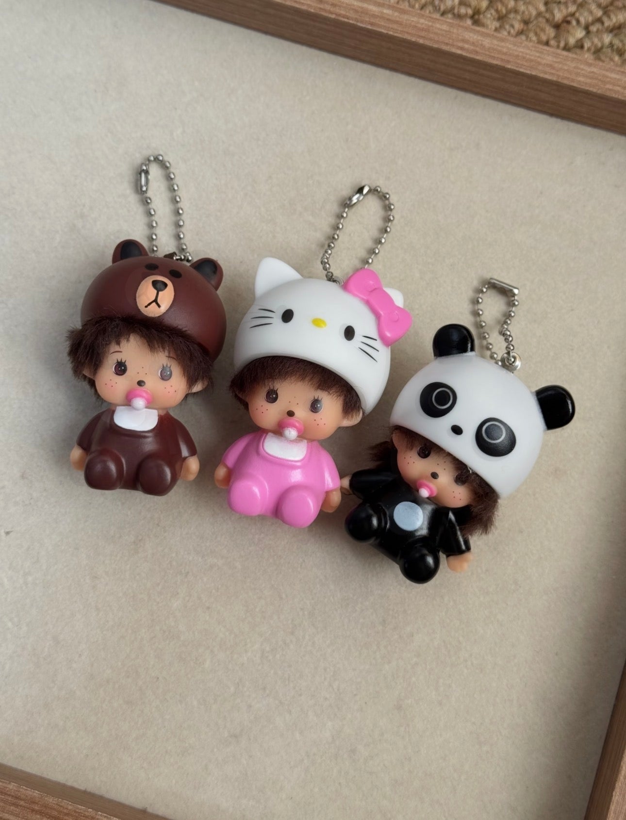 Viral mini monchhichi keychain