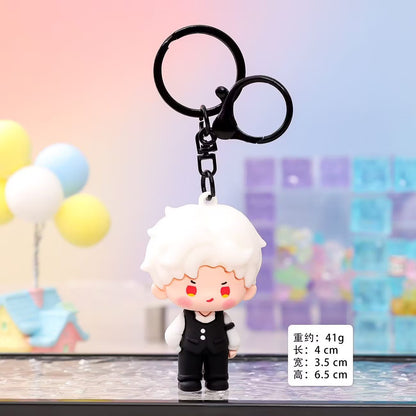 Love and deep space kawai keychain