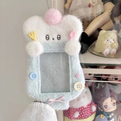 Korean star photocard holder angel kitten