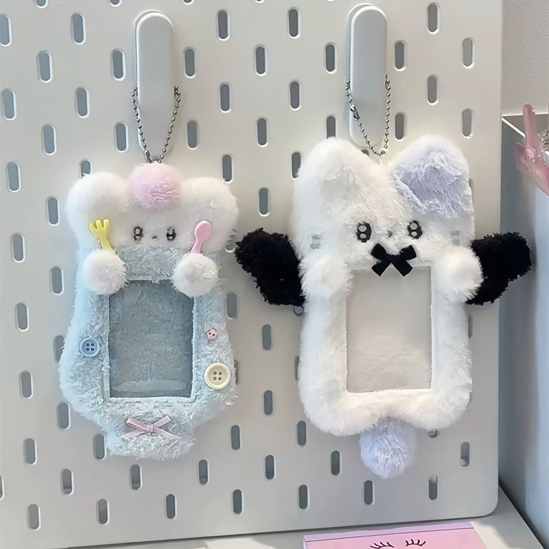 Korean star photocard holder angel kitten