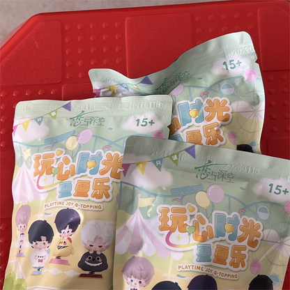 Love and deep space cute mascot blind box pouch