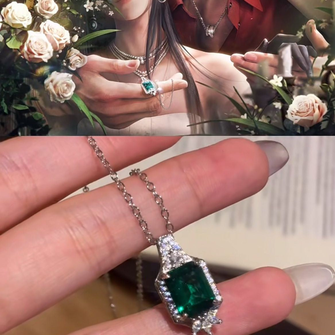 Love and deep space Sylus bride necklace