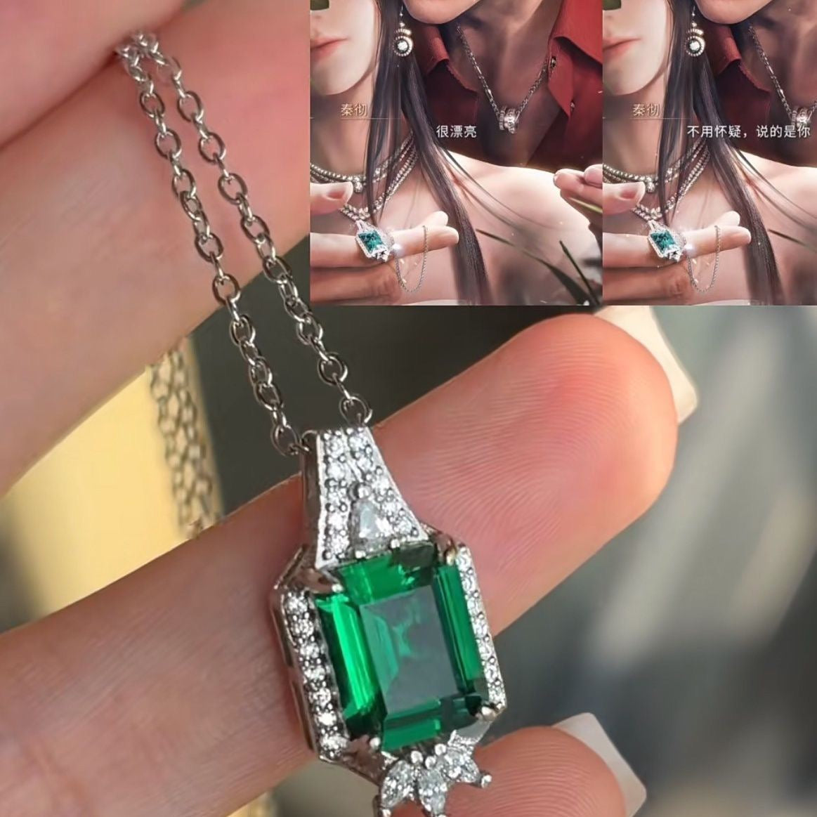 Love and deep space Sylus bride necklace