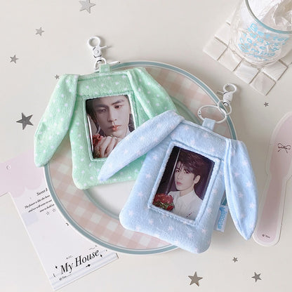 Bunny style polka dot  photocard holder