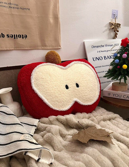 Apple plushie pillow