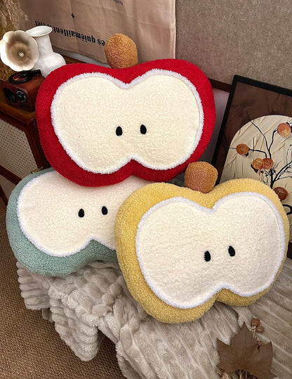 Apple plushie pillow