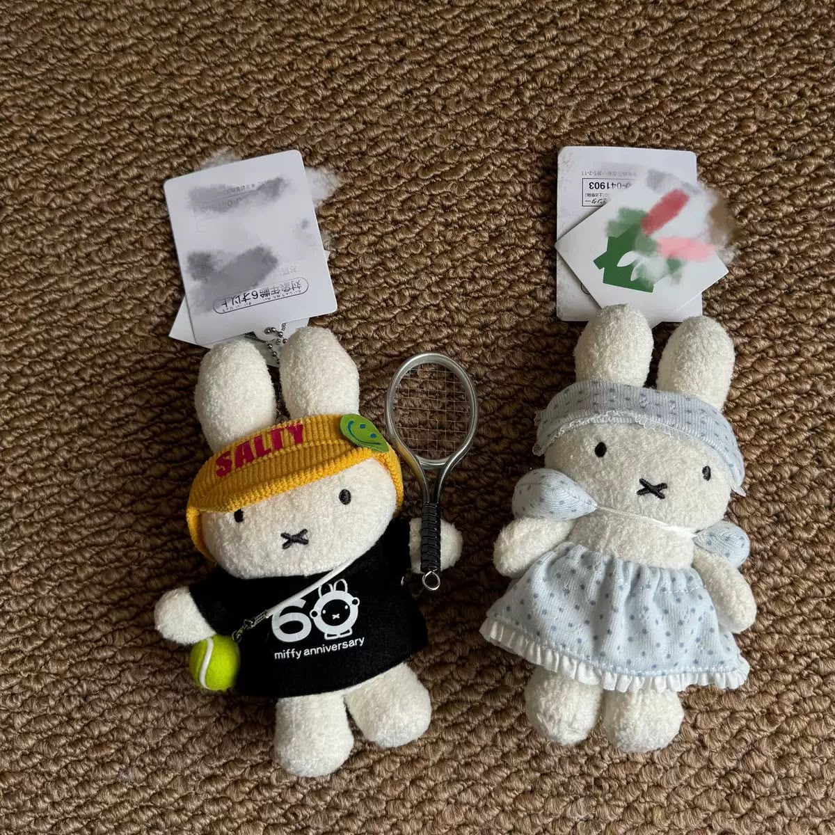Miffy 15 cm Kawai official plushie doll keyring