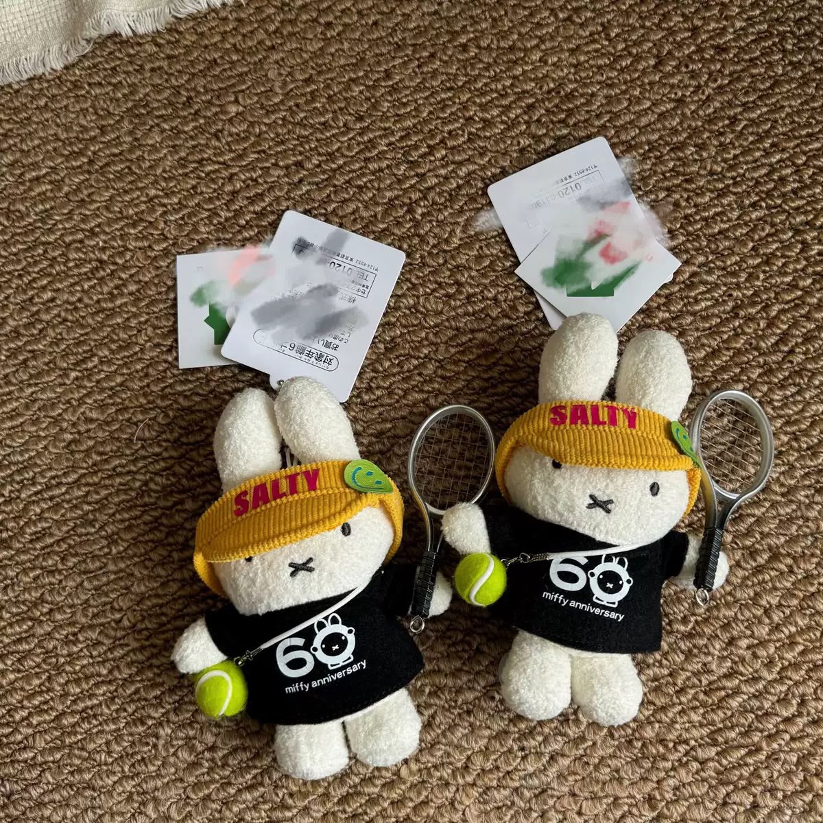 Miffy 15 cm Kawai official plushie doll keyring