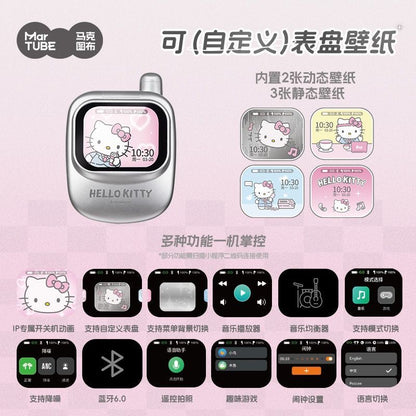 HelloKitty Screen Smart Bluetooth Headphones Creative Gift Women's Birthday Gift Set