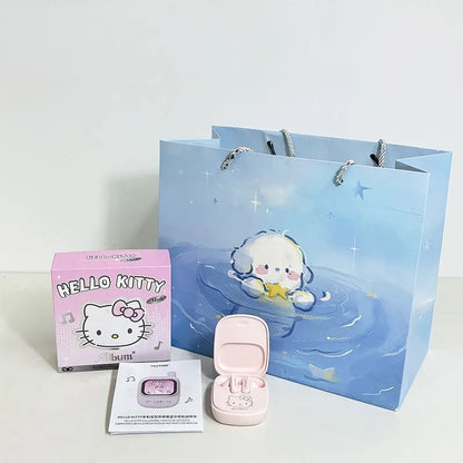 HelloKitty Screen Smart Bluetooth Headphones Creative Gift Women's Birthday Gift Set