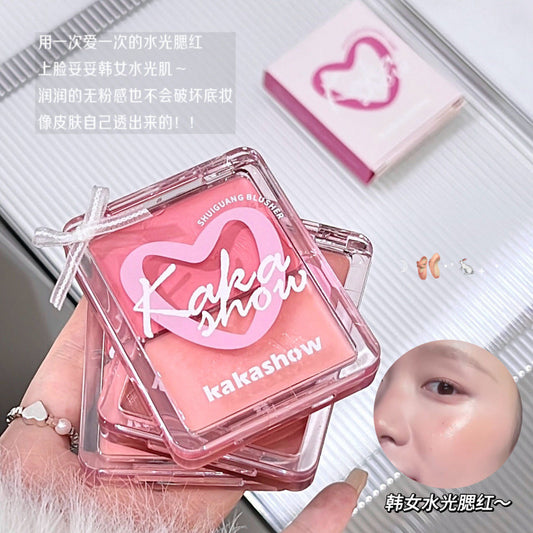 Kakashow water light double combination cream blush