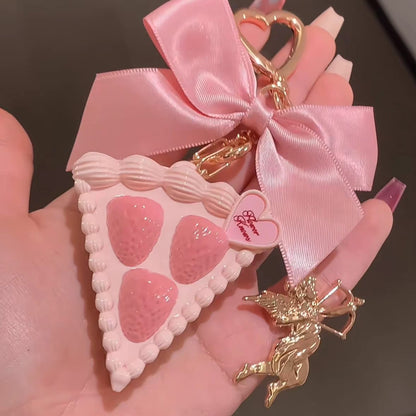 Flower knows Strawberry Cupid solid perfume keychain