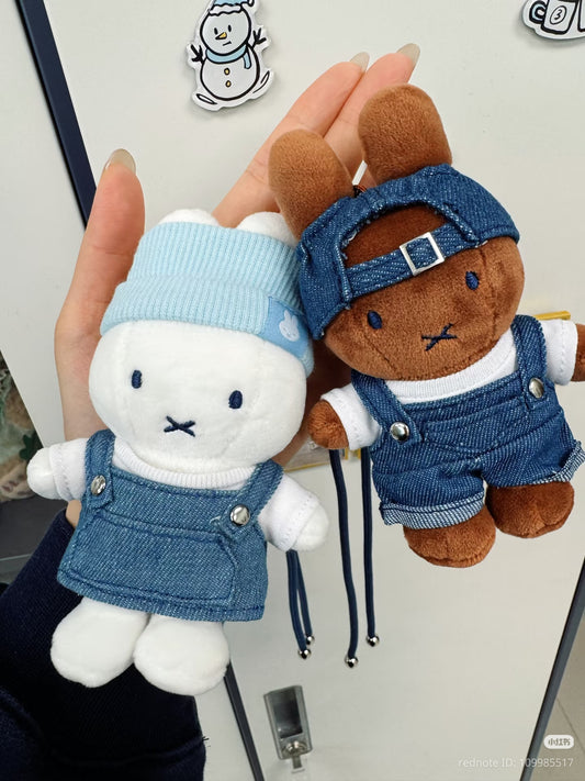Miffy denim dress Keychain